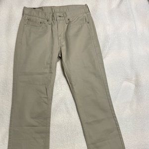 Levi's 514 Men's Beige Jeans Straight Leg Size W 29 L 30